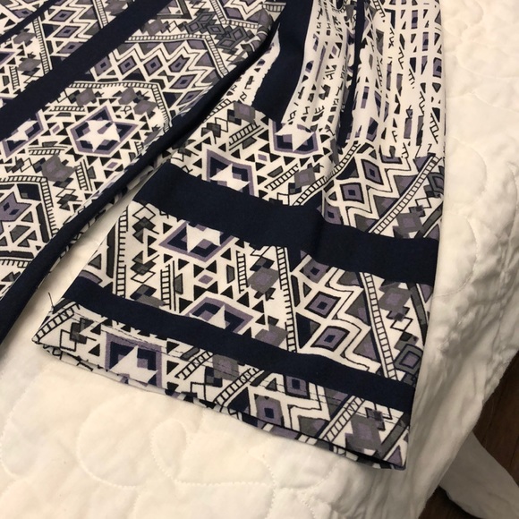 NWOT Navy, Gray & White Haani Dress - Picture 6 of 7